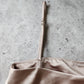 【Mocha Beige】 Bias satin camisole