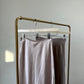 【Beige Rose】 Bias satin skirt