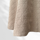 【Mocha Beige】Quilted A-line skirt(再入荷)