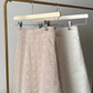 【Mocha Beige】Quilted A-line skirt(再入荷)