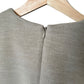 【Gray Beige】V neck side button jumper skirt(再入荷)