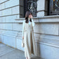 【Beige】V neck side button jumper skirt(再入荷)