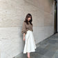 【Ivory】Quilted A-line skirt(再入荷)